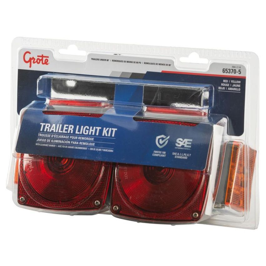 GROTE LIGHTING 65370-5 Trailer Lighting Kit, w/ Clearance Marker