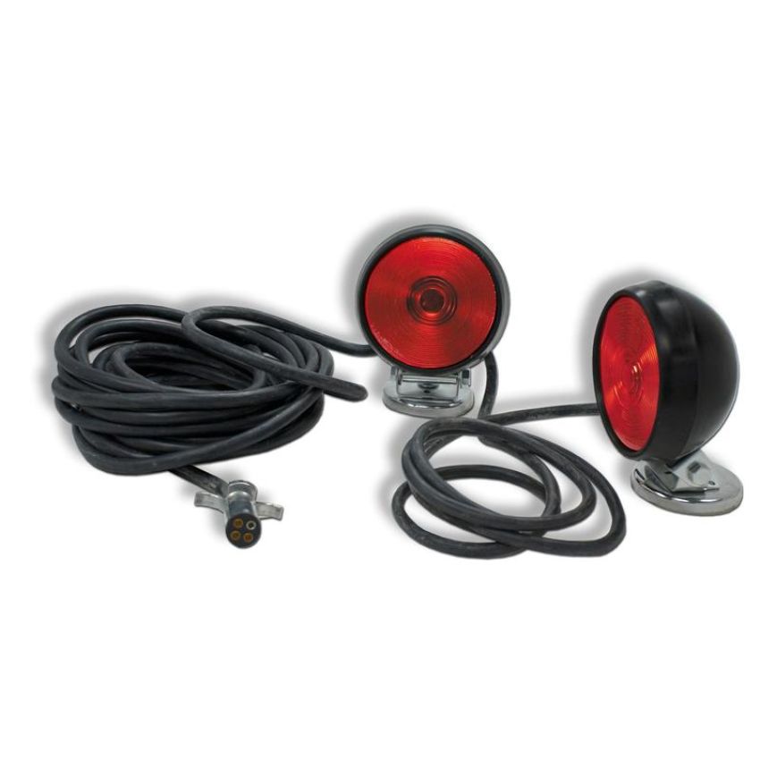 GROTE LIGHTING 65402-4 Towing Kits, Heavy Duty Magnetic Towing Kit, Red