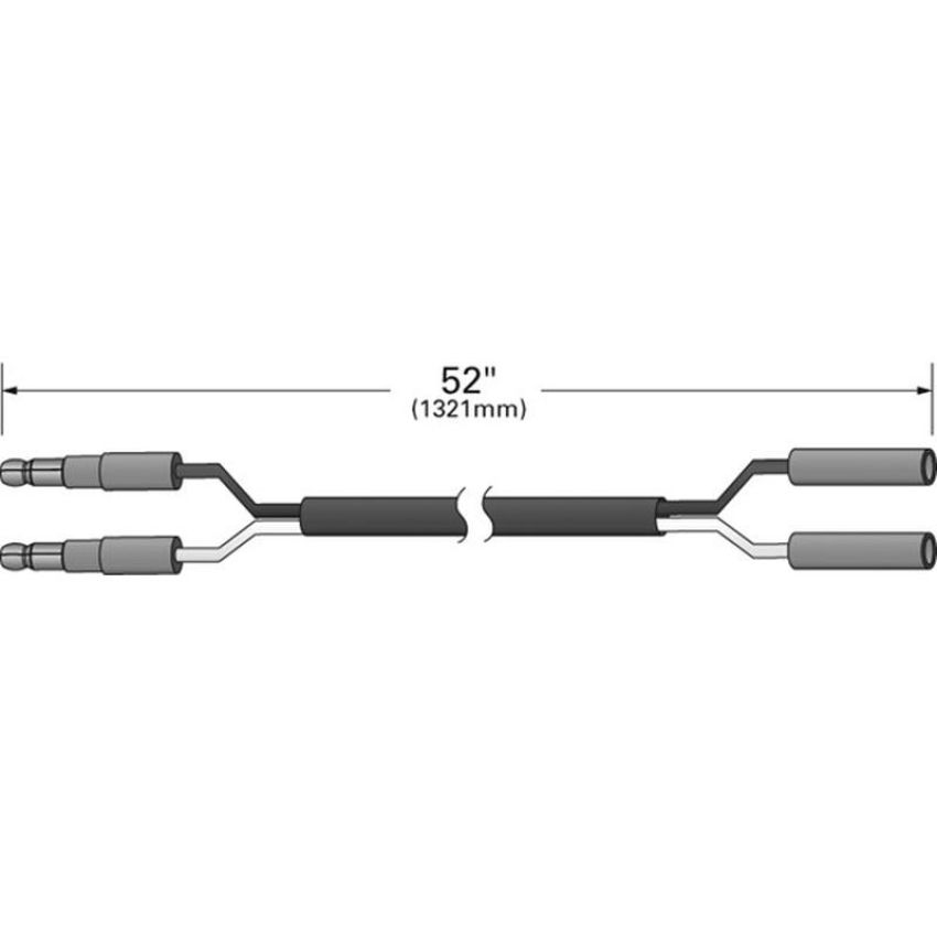 GROTE LIGHTING 66133 Two Standard Males To Two Standard Females, Marker Light jumper, 4' 4