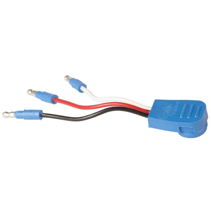 GROTE LIGHTING 66816 Stop Tail Turn Three-Wire 90º Plug-In Pigtails for Male Pin Lights, 6