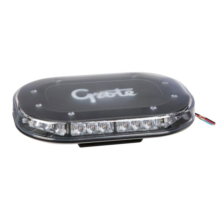 GROTE LIGHTING 77223 Class I Compact LED Light Bars, Permanent Mount, Amber, 12V/24V