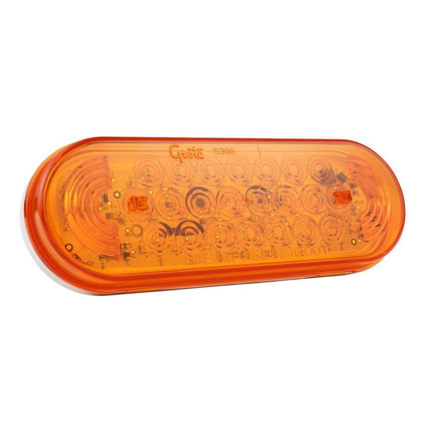 GROTE LIGHTING 77363 Oval LED Strobe Light, Amber