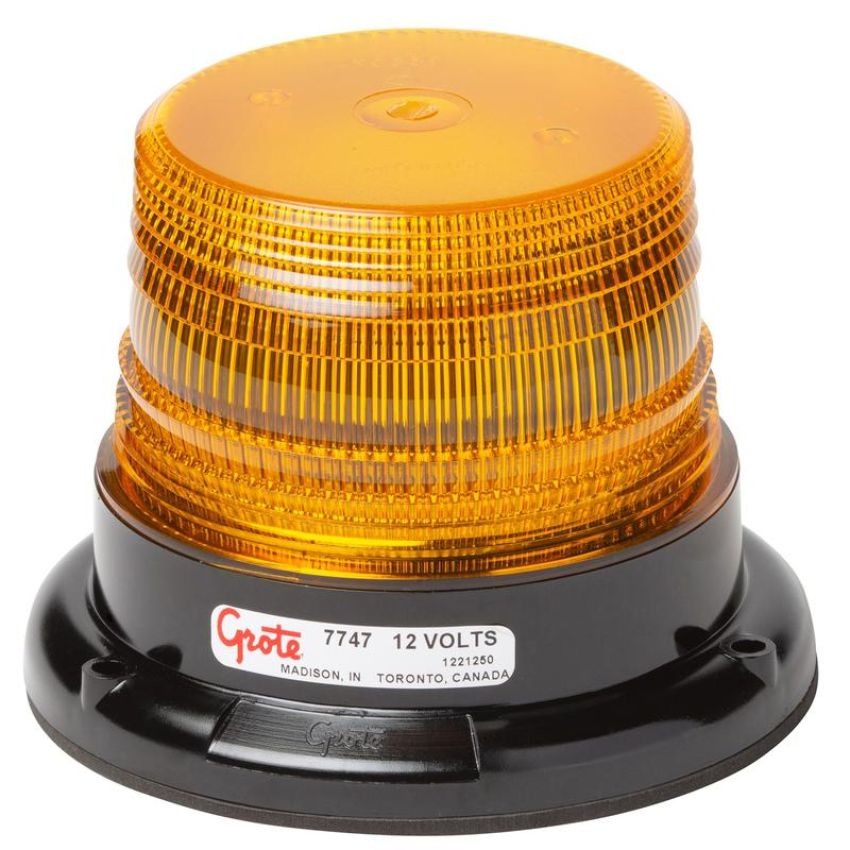 GROTE LIGHTING 77473 Mighty Mini LED Strobe Lights, Permanent Mount