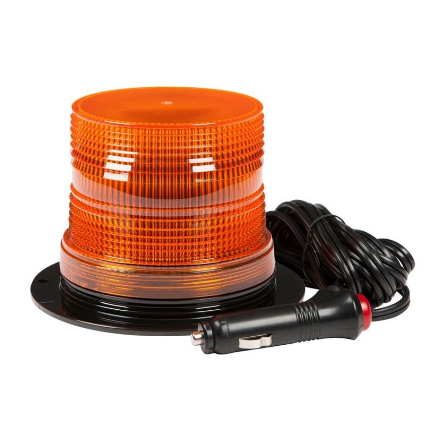 GROTE LIGHTING 78103 Material Handling LED Beacon, Class II, Magnetic Mount, Short Lens
