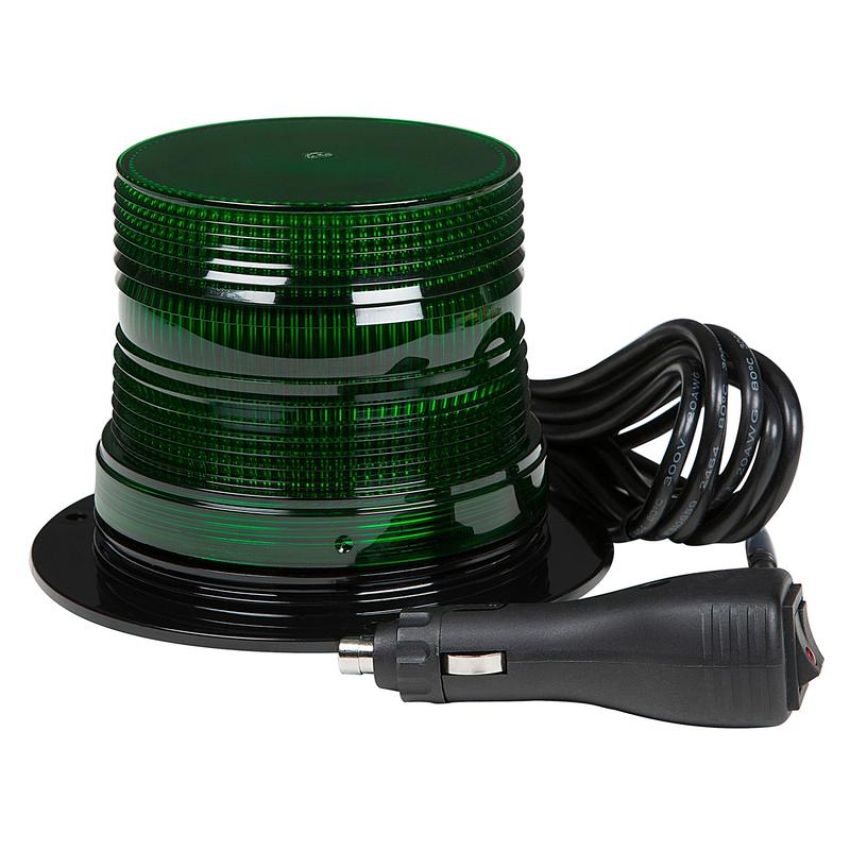 GROTE LIGHTING 78104 Material Handling LED Beacons, Magnetic Mount, Short Lens