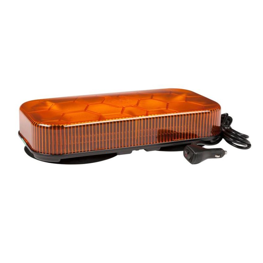 GROTE LIGHTING 78133 Class I LED Mini Light Bars, Vacuum/Magnetic Mount, Amber