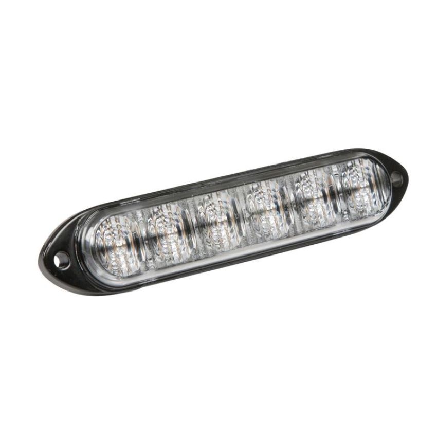 GROTE LIGHTING 78146 LED Directional Warning Lights, Surface Mount, 6-Diode, Class II, Amber/Blue