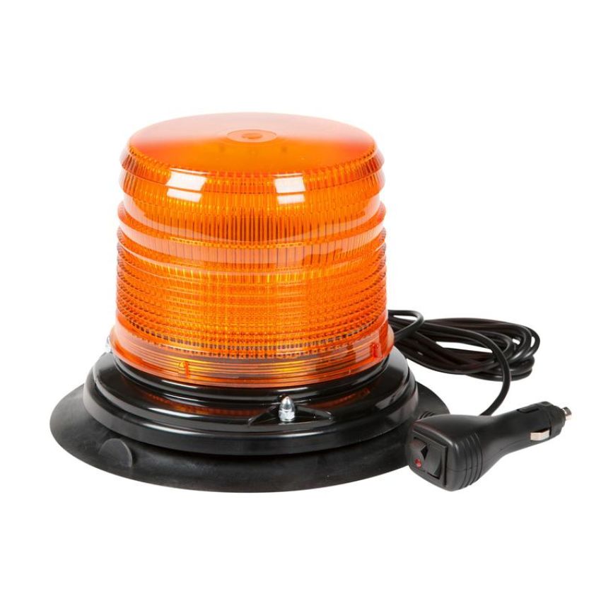 GROTE LIGHTING 78863 Medium Profile Class II & Class III LED Beacons, Vacuum Mount, Class II, Amber