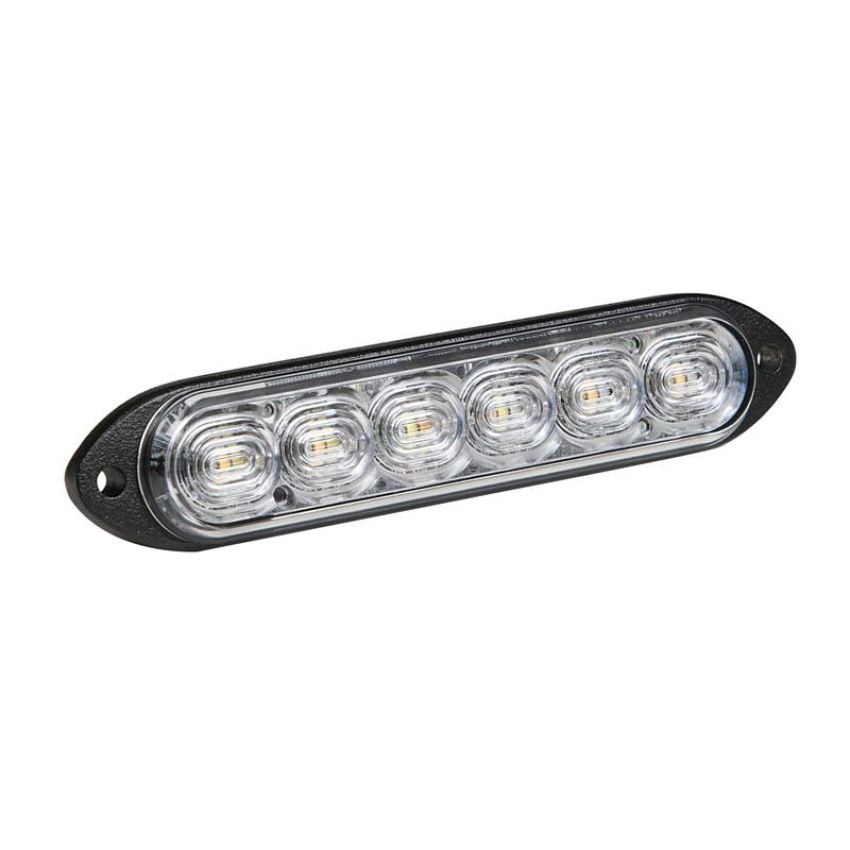 GROTE LIGHTING 79110 Tri-Color LED Directional Warning Lights, 12-24VDC, Amber/Green/White