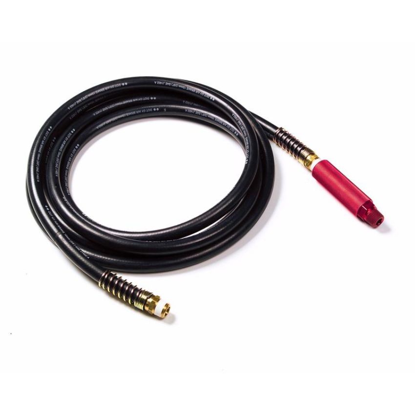 GROTE LIGHTING 81-0112-GR Rubber Air Lines, 12', with Red Grip