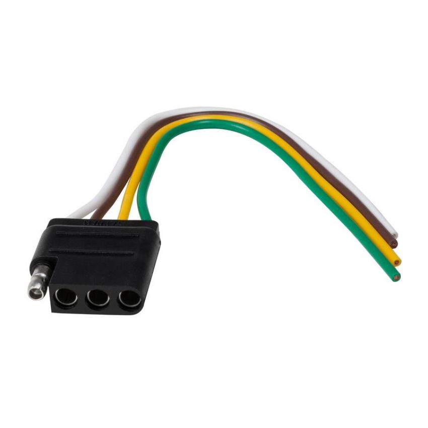 GROTE LIGHTING 82-1031 Molded Trailer Connectors, Female, Blunt Cut