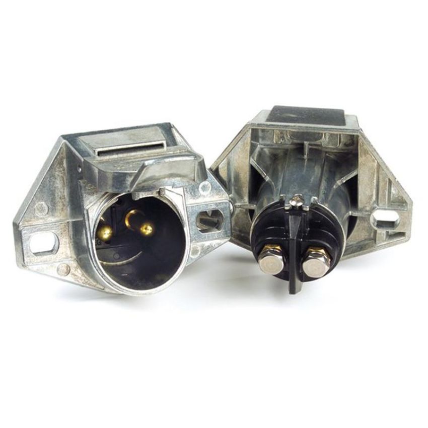 GROTE LIGHTING 82-1041 Heavy Duty 2-Way Connectors, 2 Pole Socket