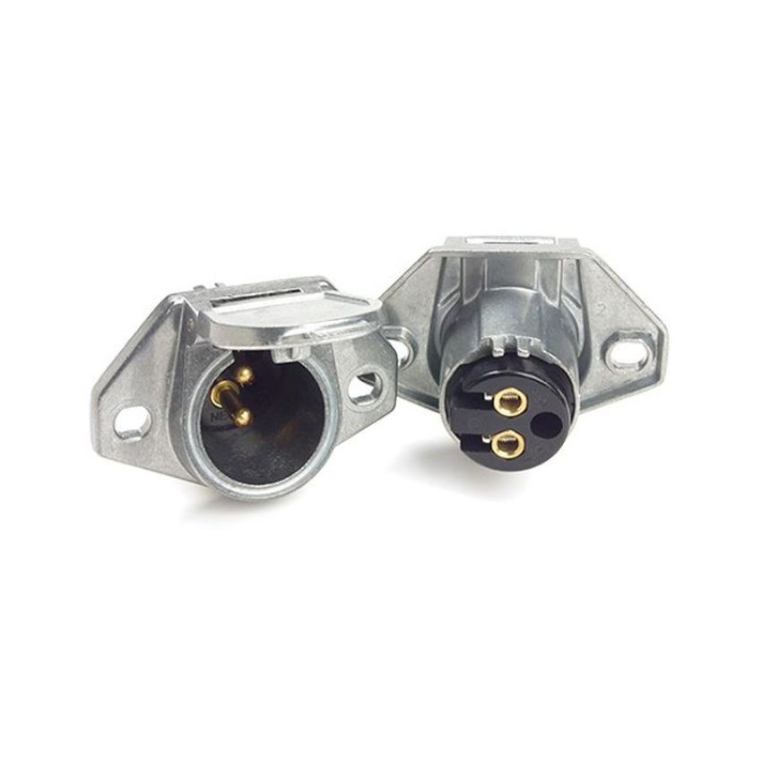 GROTE LIGHTING 82-1041V Heavy Duty 2-Way Connectors, Vertical Pin
