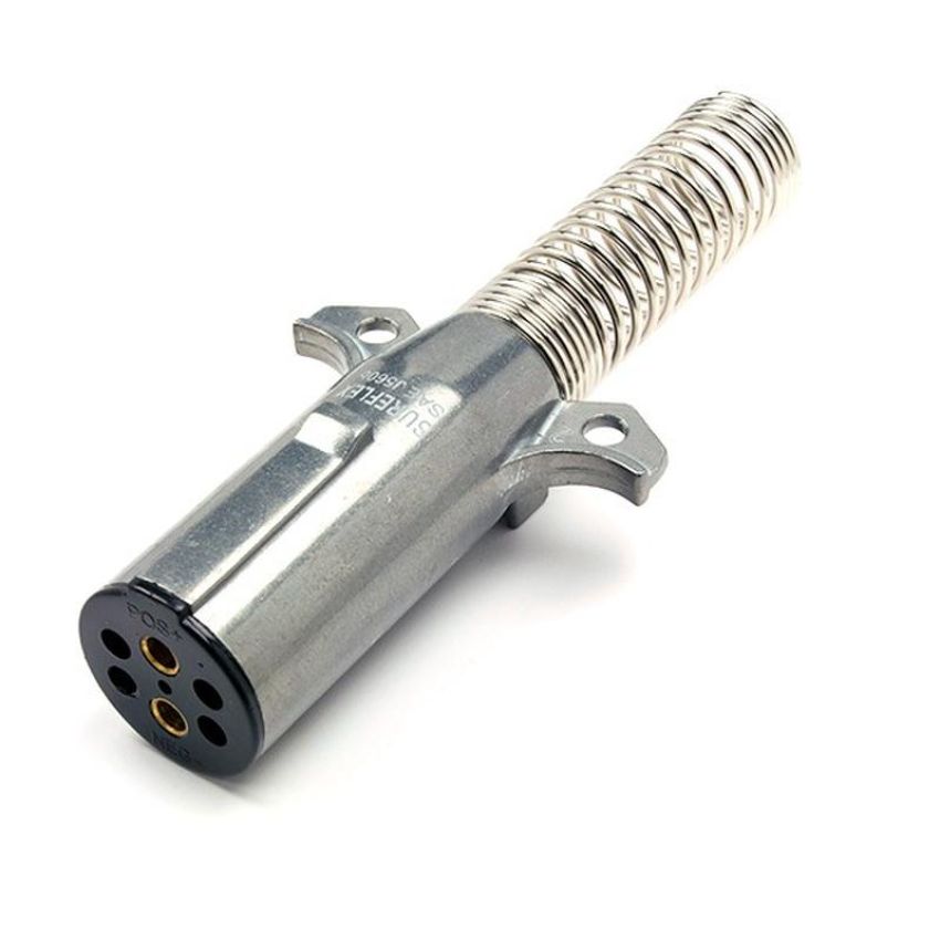 GROTE LIGHTING 82-1042V Heavy Duty 2-Way Connectors, Plug & Spring, Vertical Pin