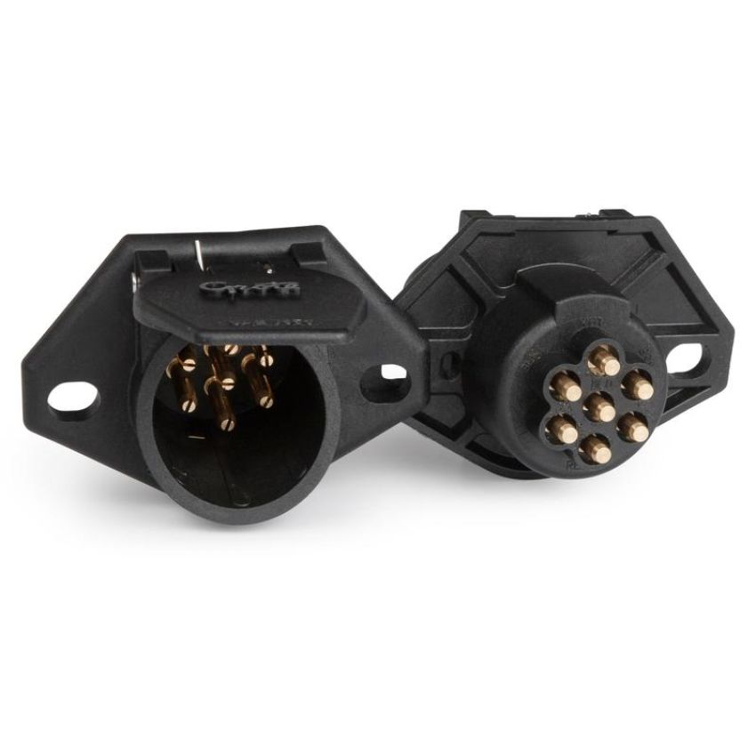 GROTE LIGHTING 82-1045 Heavy Duty 7 Pole Sockets, Bullet Termination Socket, split pin
