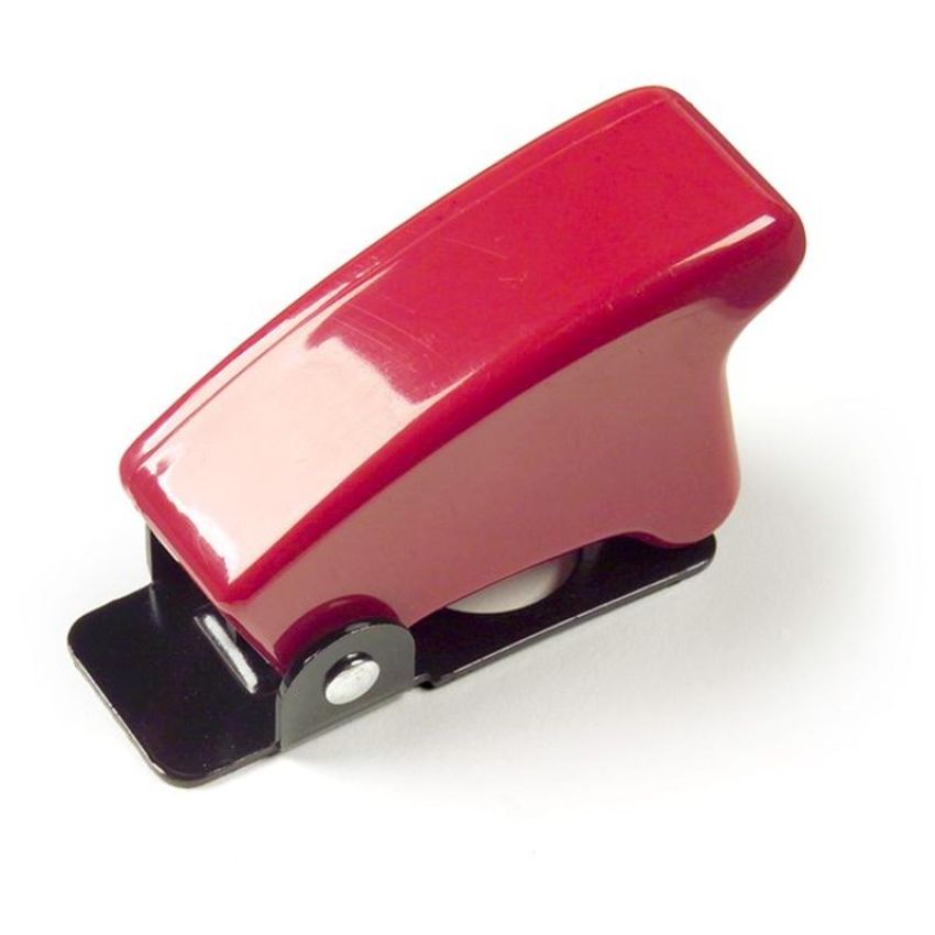 GROTE LIGHTING 82-2108 Toggle Switch Guard, Spring-Loaded Guard, Red
