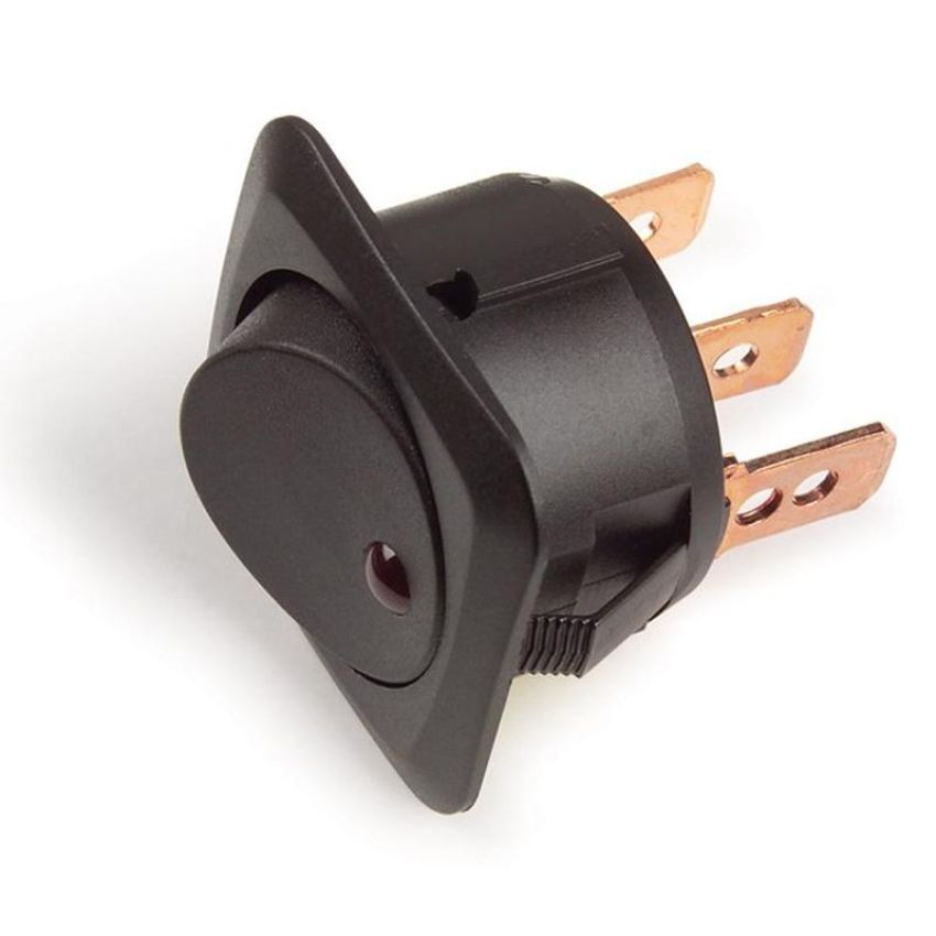 GROTE LIGHTING 82-2130 LED Rocker Switches, 25A, Red, 12V