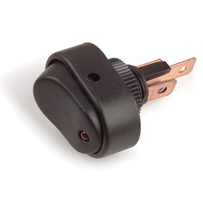 GROTE LIGHTING 82-2133 LED Rocker Switches, 30A, Red, 12V
