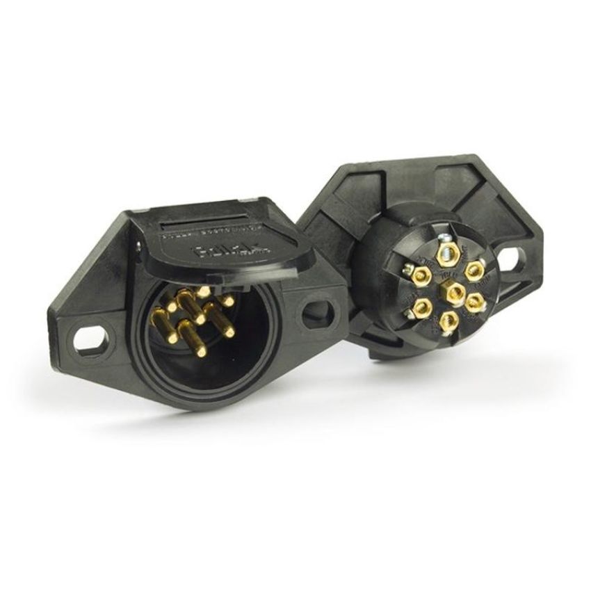 GROTE LIGHTING 82-2145 Heavy Duty 7 Pole Sockets, Socket w/ Enclosed Terminals