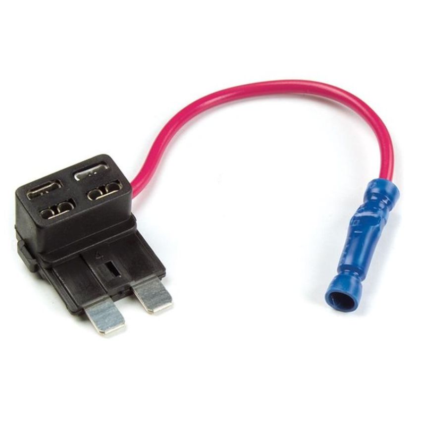 GROTE LIGHTING 82-2212 Standard Blade Fuse Holders, Add-A-Fuse, Fuse Holder, Red
