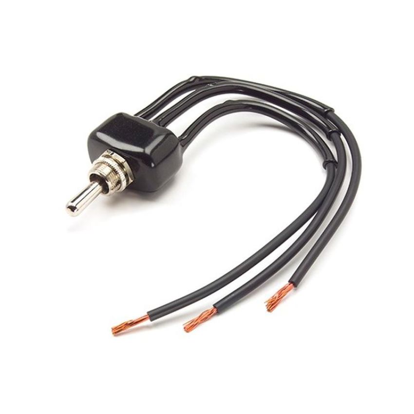 GROTE LIGHTING 82-2220 Momentary Toggle Switches, Mom On/Off/Mom On, 3 Wire, 20A, w/ 8