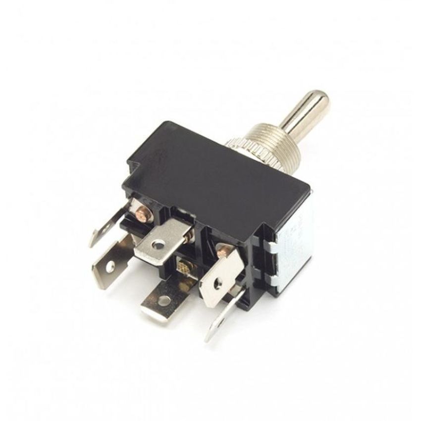 GROTE LIGHTING 82-2225 Toggle Switches, Heavy Duty, On/Off/On, 20A, 6 Blade