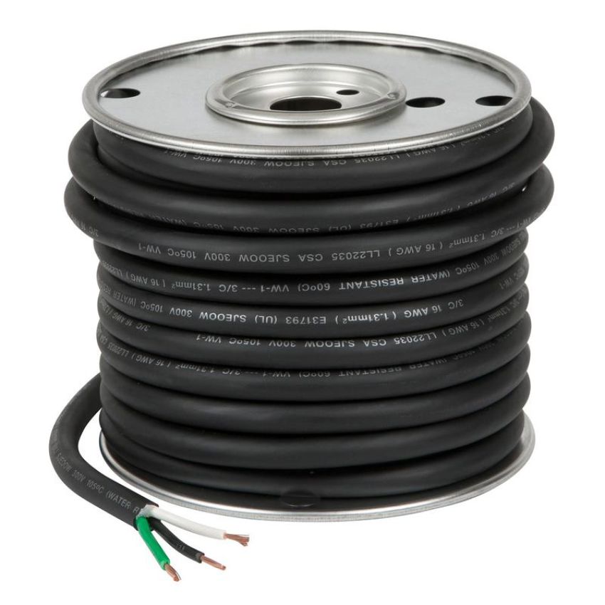 GROTE LIGHTING 82-5905 Portable Extension Cable - Type SJEOOW, Length 50'