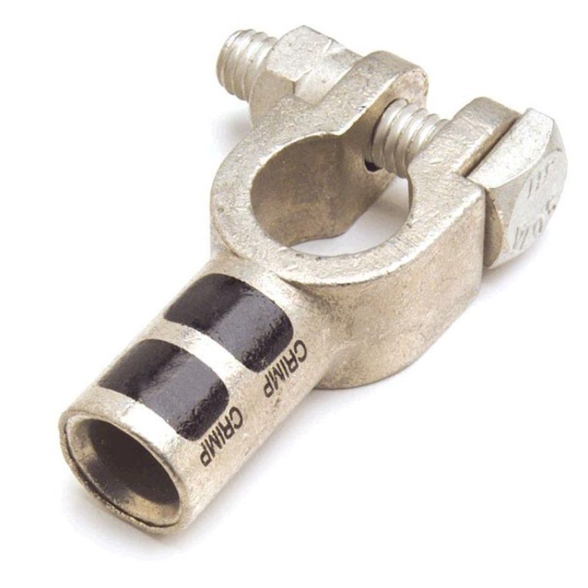 GROTE LIGHTING 82-9057 Straight Barrel Clamps, 1/0 Gauge, Black