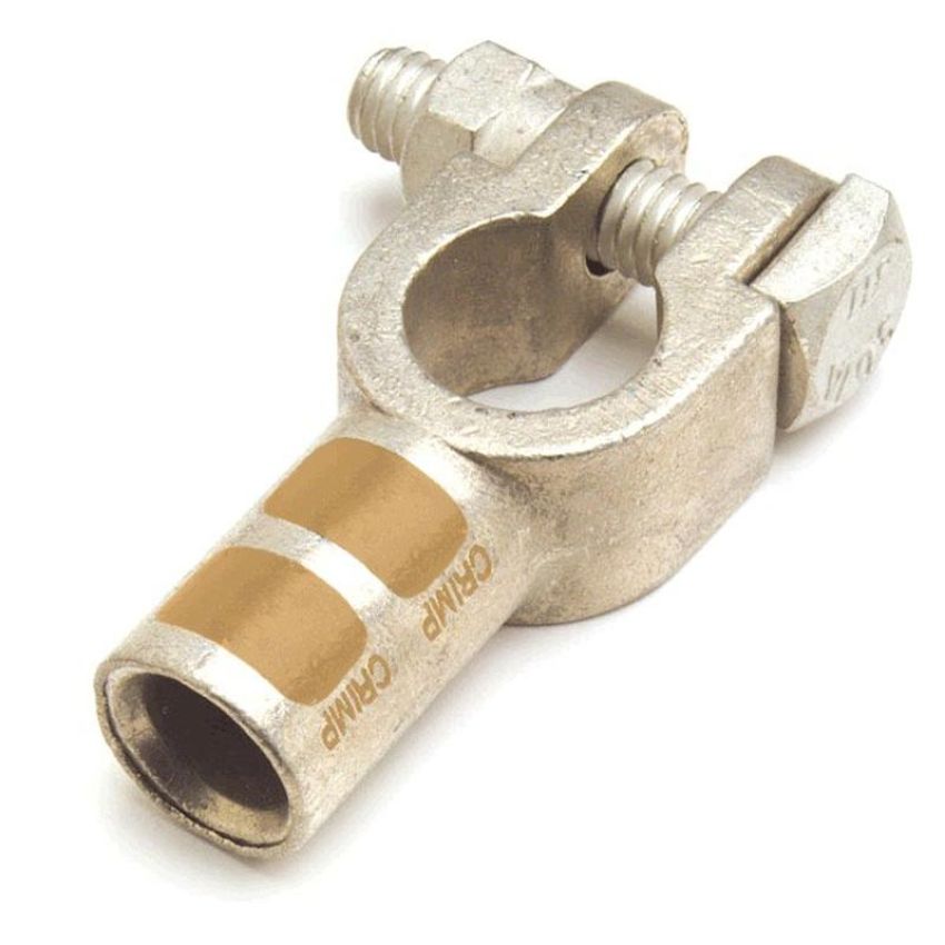 GROTE LIGHTING 82-9058 Straight Barrel Clamps, 2/0 Gauge, Orange