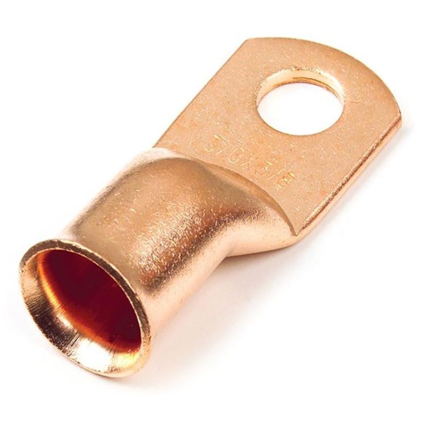 GROTE LIGHTING 82-9532 Standard Copper Tube Lugs, 1/0 Gauge, 5/16