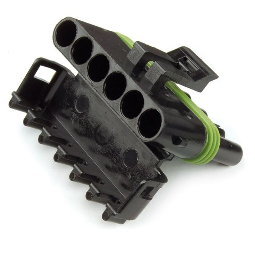 GROTE LIGHTING 84-2053 Weather Pack Connectors, Nylon 6 cavity, Male