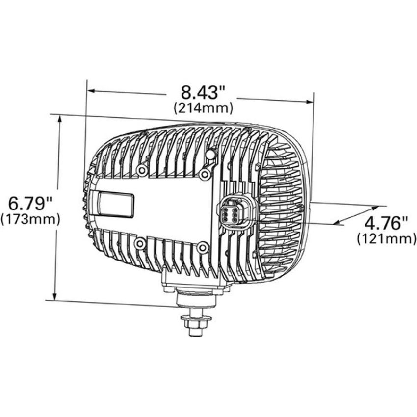 GROTE LIGHTING 84661-4 Heated LED Snow Plow Lights, Pair Pack