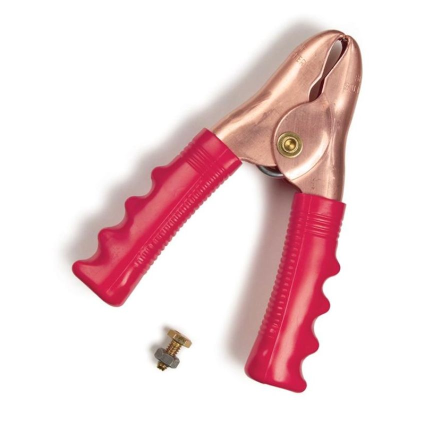 GROTE LIGHTING 84-9321 Booster Cable Clamps, 900A, Red