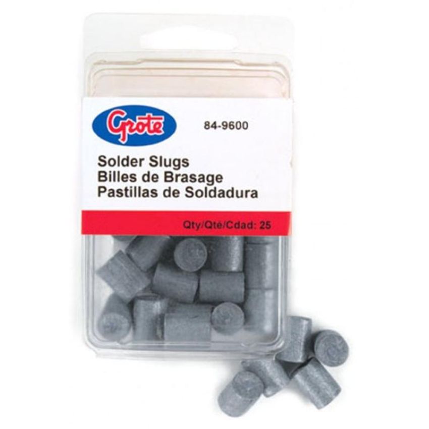 GROTE LIGHTING 84-9600 Solder Slugs & Flux, 6 Gauge