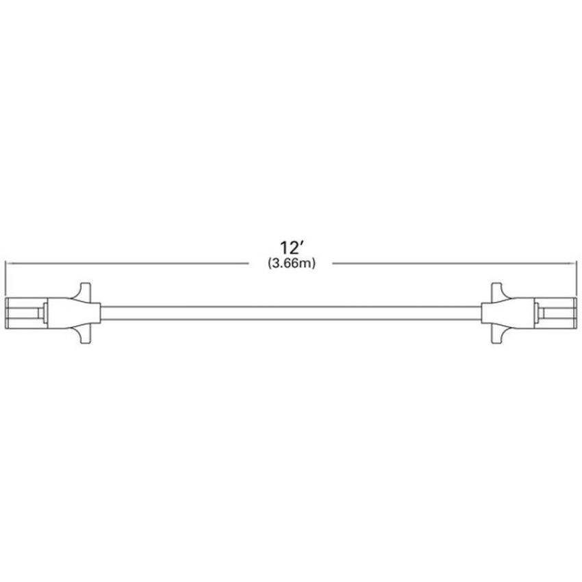 GROTE LIGHTING 87171 UltraLink™ ABS Power Cord, 12', Straight, Premium
