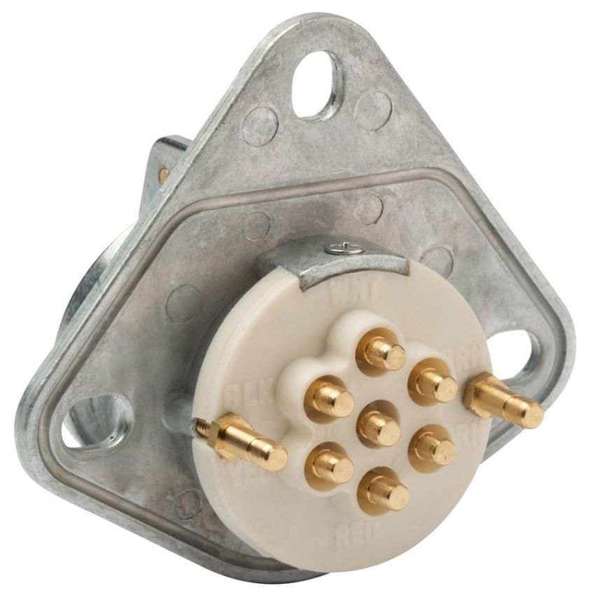 GROTE LIGHTING 87220 Ultra-Pin Receptacle Three-Hole Mount, Receptacle Only, Split Pin