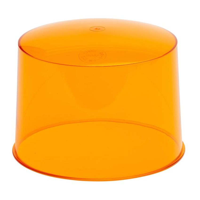 GROTE LIGHTING 90373 Beacon Replacement Lenses, Two Sealed-Beam Beacon Lens, Amber