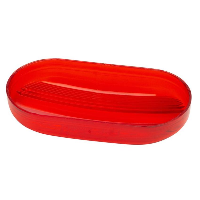 GROTE LIGHTING 91572 Clearance Marker Replacement Lenses, Two-Bulb Oval Lens, Red