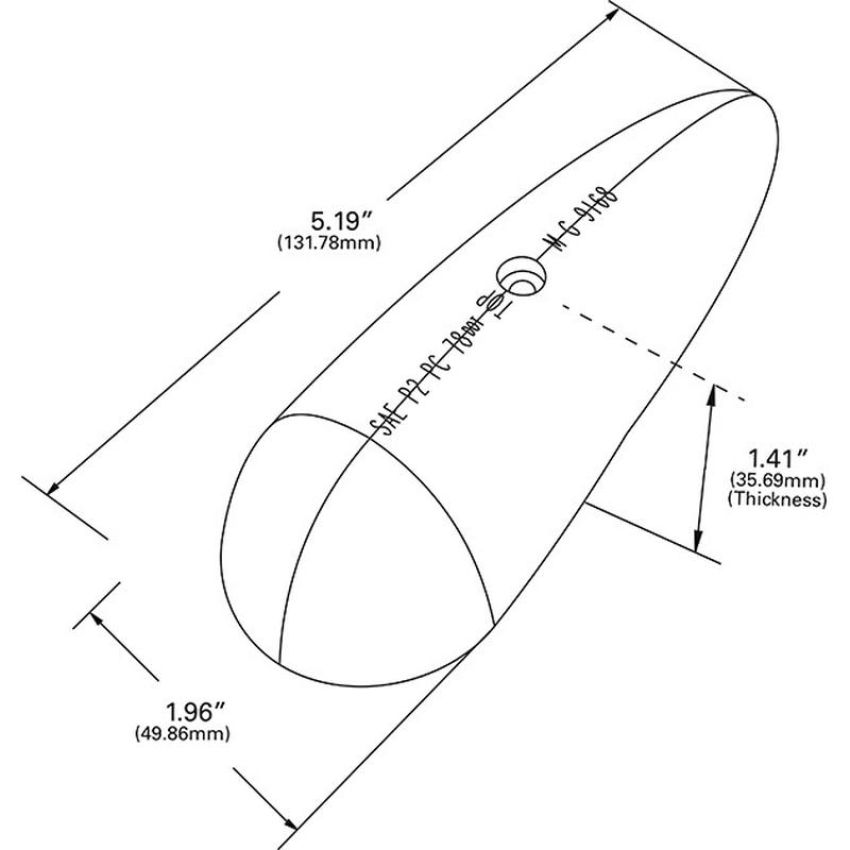 GROTE LIGHTING 91683 Clearance Marker Replacement Lenses, Economy Cab Lens, Amber