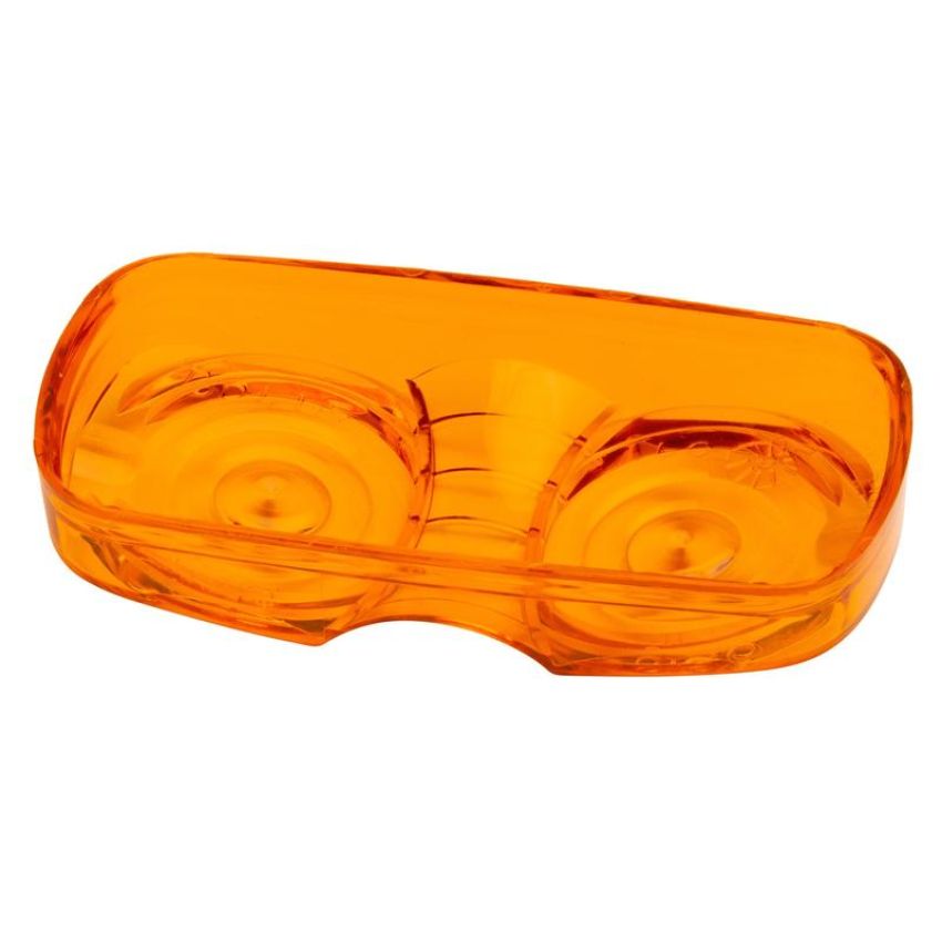 GROTE LIGHTING 91963 Clearance Marker Replacement Lenses, Two-Bulb Square Lens, Amber