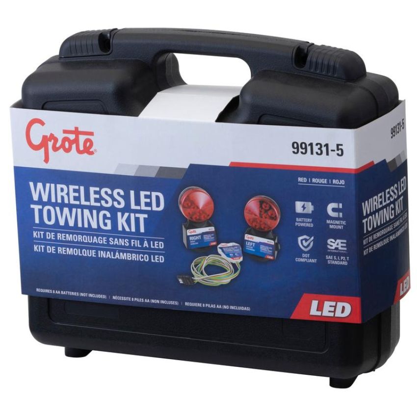 GROTE LIGHTING 99131-5 Towing Kits, LED Wireless Magnetic Towing Kit