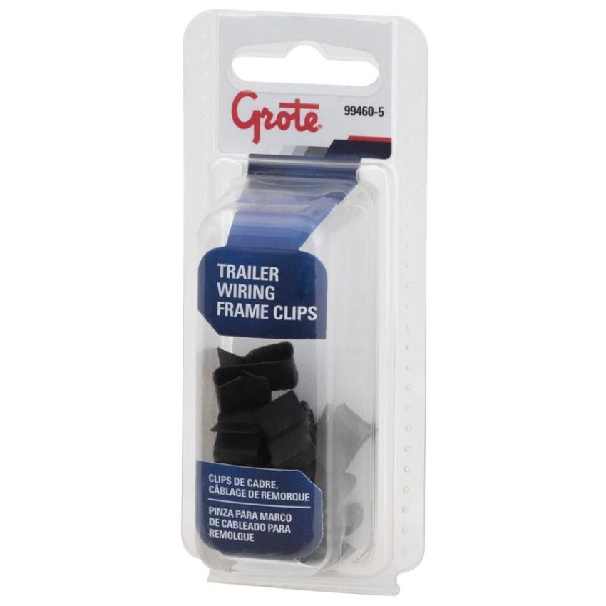 GROTE LIGHTING 99460-5 Trailer Wiring Frame Clips, Black