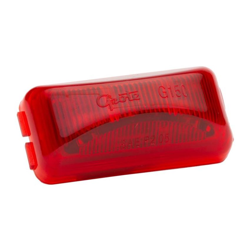 GROTE LIGHTING G1502 CLR/MKR LAMP, RED, HI COUNT™ LED