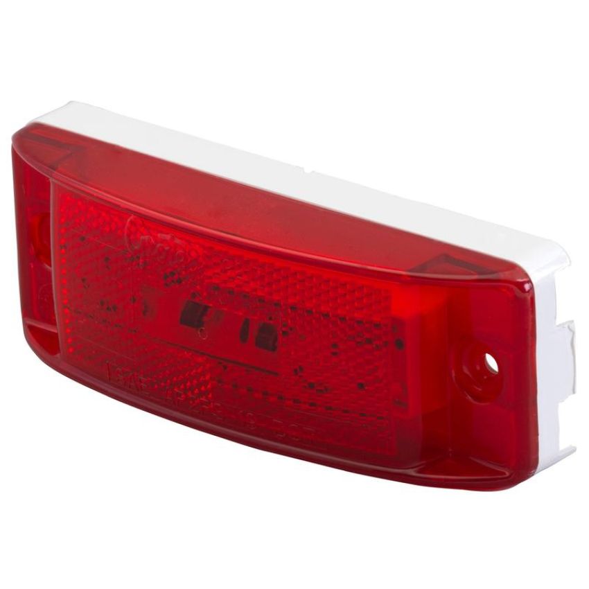 GROTE LIGHTING G2102 Hi Count® Turtleback® II LED Clearance Marker Lights, Red