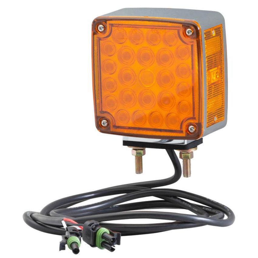 GROTE LIGHTING G5543-5 YEL, HI CNT™ LED LMP,2 SIDED,W/SIDE MKR