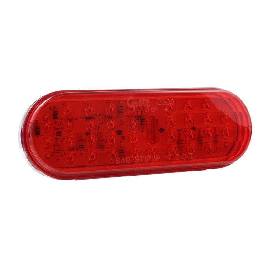GROTE LIGHTING G6002-5 Hi Count® Oval LED Stop Tail Turn Light, Red