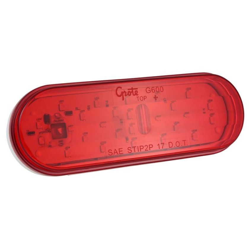 GROTE LIGHTING G6002 Hi Count® Oval LED Stop Tail Turn Light, Red