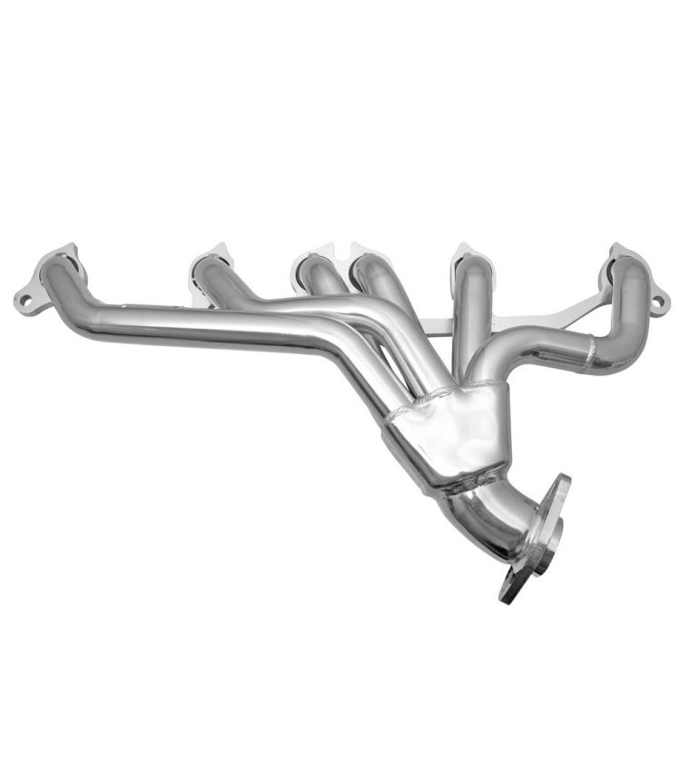 Header Jeep 4.0 Silver Ceramic Coated Shorty