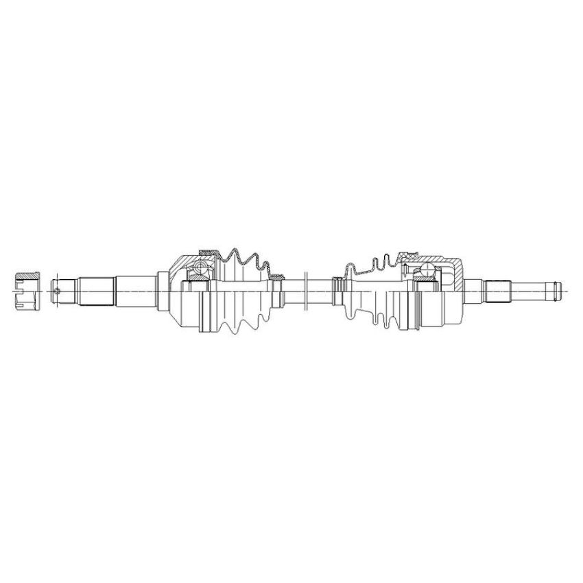 GSP 4103021 CV Axle Assembly