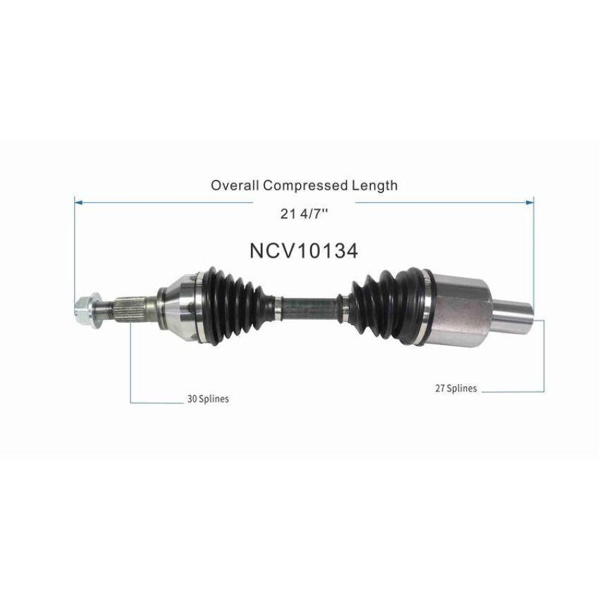GSP NCV10134 12-15 Chevrolet Captiva Sport (2.4) CV Axle Assembly  - Front Right